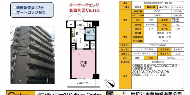 1500萬 新宿1
