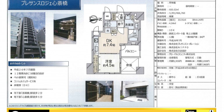 2330萬 心齋橋